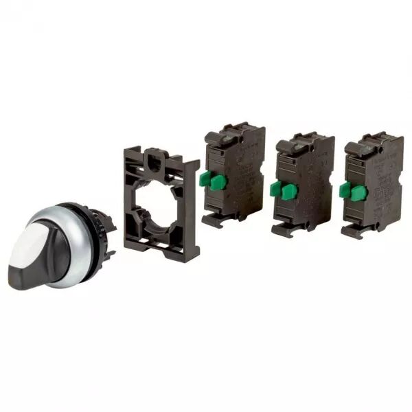 S�lecteur 3 contacts � fermeture avec manette, appareil complet (110923)