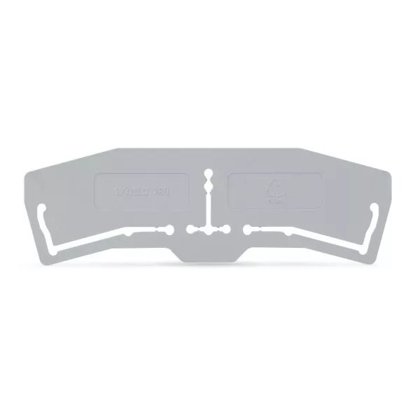 S�parateur �paisseur 1 mm 3 mm en saillie, gris (280-394)