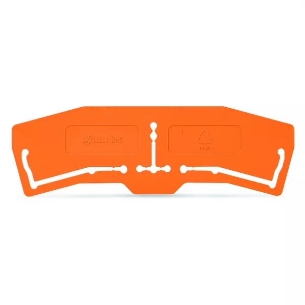 S�parateur �paisseur 1 mm 3 mm en saillie, orange (280-395)