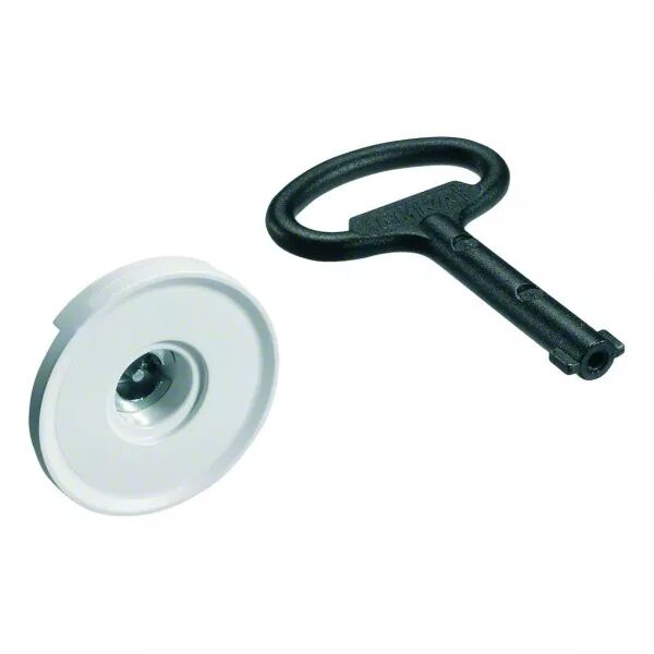 Serrure � double barre 3mm chrom�e avec 1 cl� pour armoire univers m�tal IP44 (FZ449N)