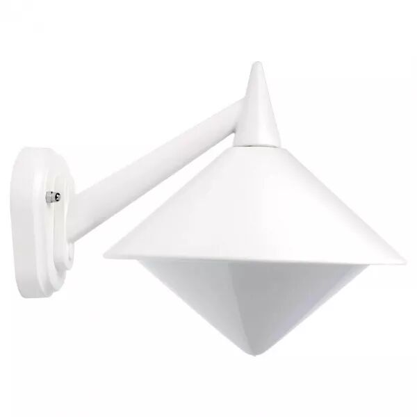 SIRIO - Applique Mur Ext. IP43 IK08, blanc, E27 75W max., Lpe non incl. (1889)