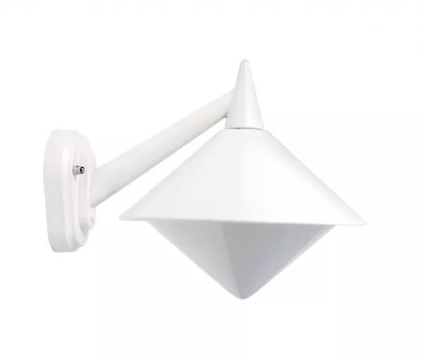 SIRIO - APPLIQUE MUR EXT. IP43 IK08, BLANC, E27 75W MAX., LPE NON INCL.