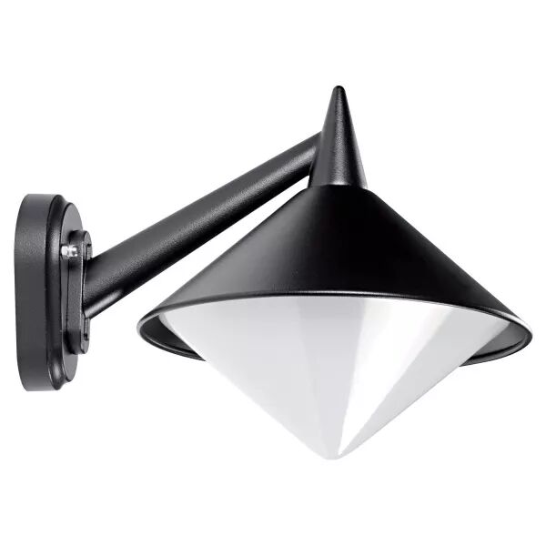 SIRIO - Applique Mur Ext. IP43 IK08, noir, E27 75W max., Lpe non incl. (1862)