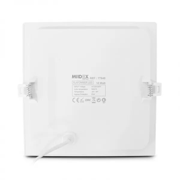 SLIMY CARRE DOWNLIGHT 200 X 200MM 15W 3000K PC