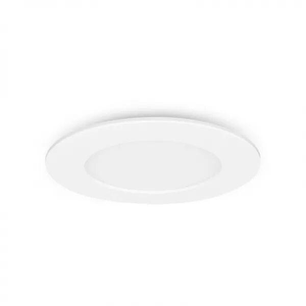 SLIMY DOWNLIGHT DIAM 128MM BLC 6W 3000K PC