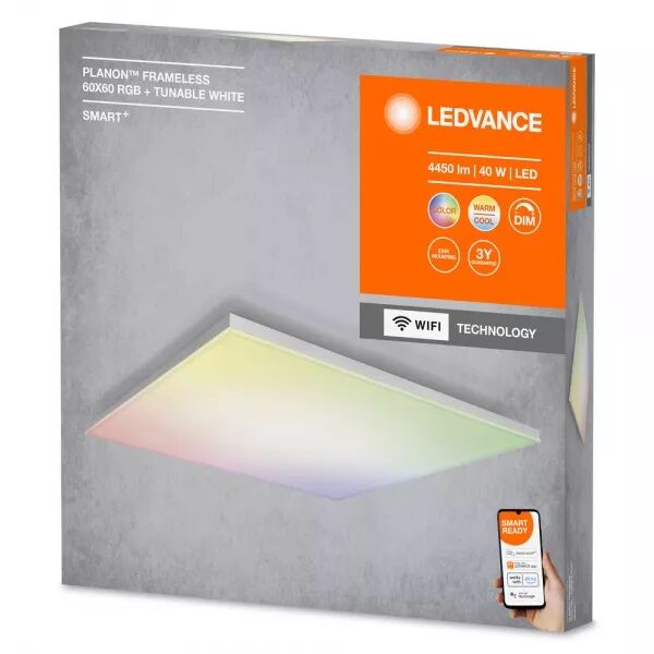 SMART+ WIFI PLANON SANS CADRE 600X600MM 40W/RGBTW/ 3 000...6 500K