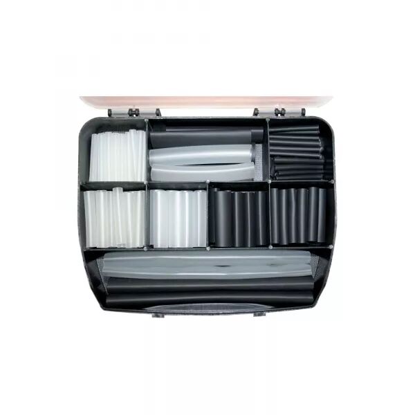 SMSE3/1A MALETTE ASSORT. THERMO AVEC ADH�SIF 3/1 NOIR ET TRANSP110PCS