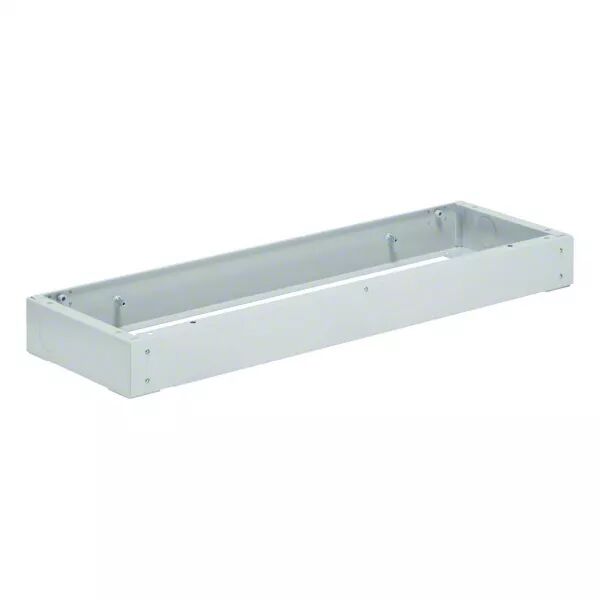 Socle support armoire univers h 100mm l 1050mm pour IP54 p350mm + pattes + vis (FZ654)