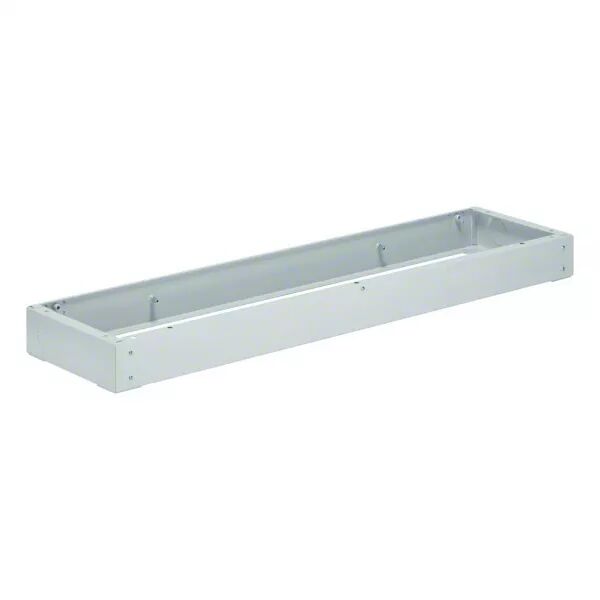 Socle support armoire univers h 100mm l 1300mm pour IP54 p350mm + pattes + vis (FZ655)