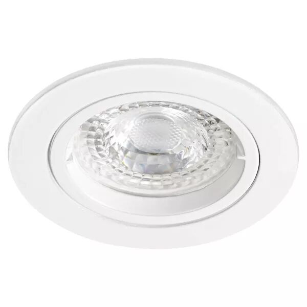 SPEED 50 - Enc.GU5,3, IP20, rond, fixe, blanc, lpe LED 6W 4000K 480lm incl. (51142)