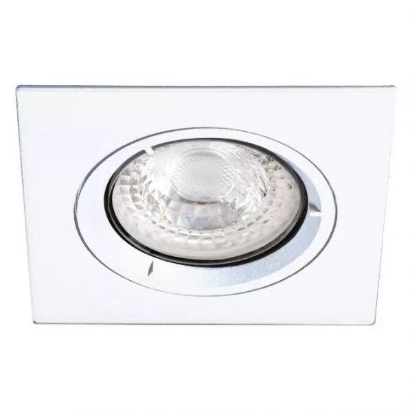 SPEED 50 C 230 - Encastr� GU10, carr�, fixe, blanc, Lpe non incl. (4970)