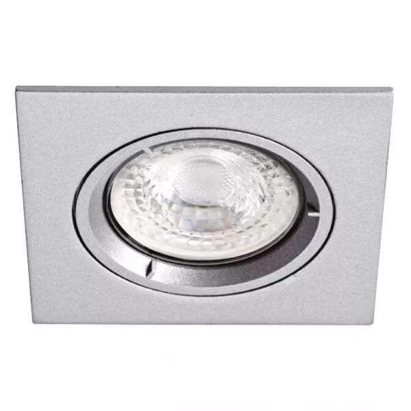 SPEED 50 C 230 - Encastr� GU10, carr�, fixe, nickel, Lpe non incl. (4971)