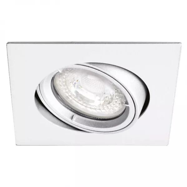 SPEED 70 C 12 - Encastr� GU5,3, carr�, basculant, blanc, Lpe non incl. (4852)