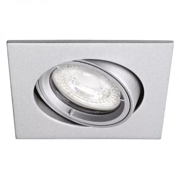 SPEED 70 C 12 - Encastr� GU5,3, carr�, basculant, gris, lampe non incl. (4853)