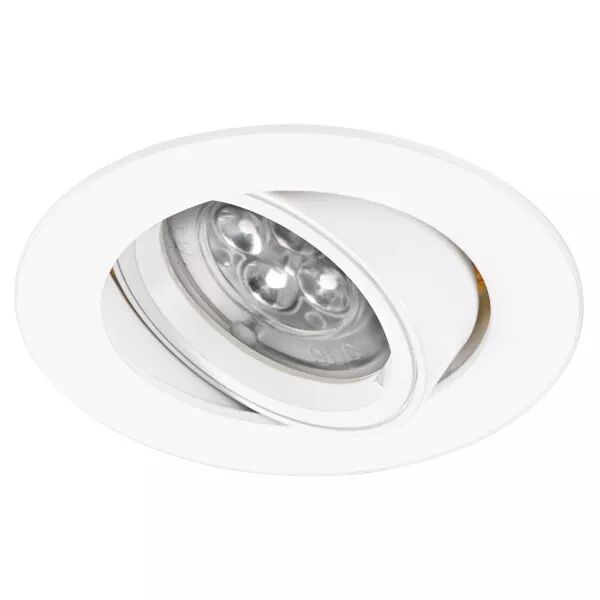 SPEED 70-Encastr� rond, basc., blanc, a/module LED XL6 40� 6W 3000K 590lm incl. (51092)