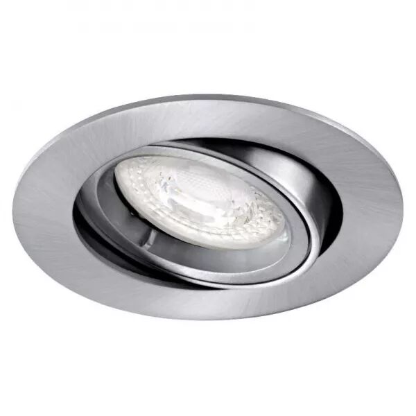SPEED 70 R 230 - Encastr� GU10, rond, basculant, nickel, Lpe non incl. (4896)