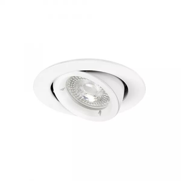 SPEED 90 - ENCASTR� GU10, ROND, BASCULANT, BLANC, LPE NON INCL.
