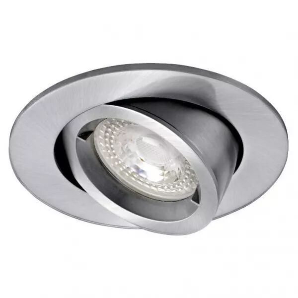 SPEED 90 - Encastr� GU10, rond, basculant, nickel, Lpe non incl. (4898)