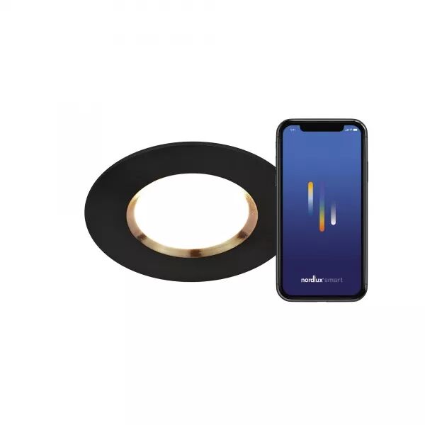 SPOT ENCASTR� - DORADOSMART -  PLASTIQUE - NOIR - LED MODULE INCL.