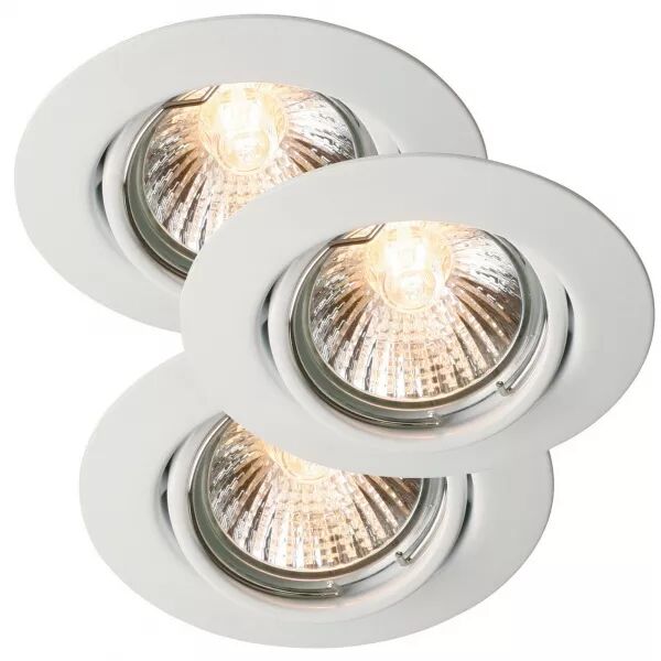 SPOT ENCASTR� - TRITON X3 - M�TAL - BLANC -  GU10
