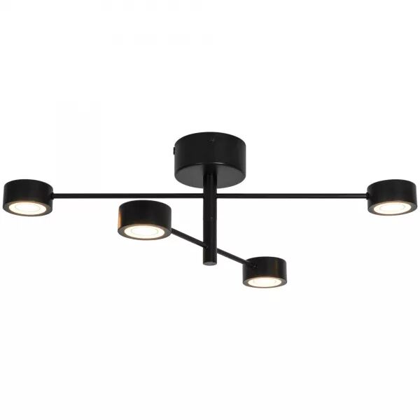 Spoterie - CLYDE X4 - M�tal - Noir - LED Module Incl. (2412260103)