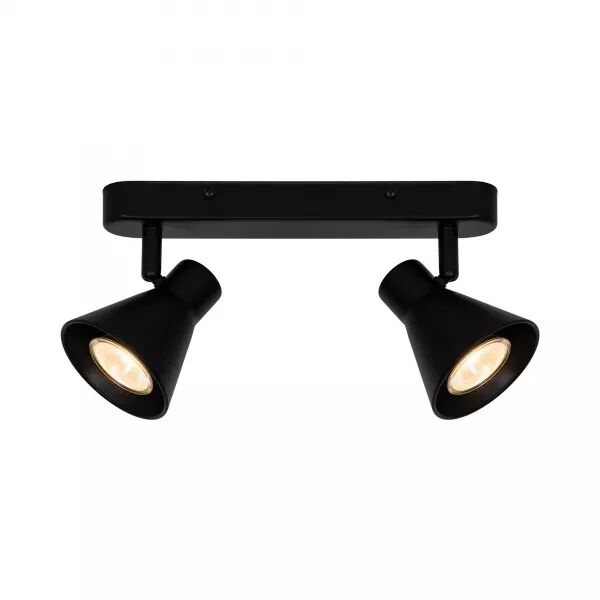 SPOTERIE - EIK X2 - M�TAL - NOIR -  GU10