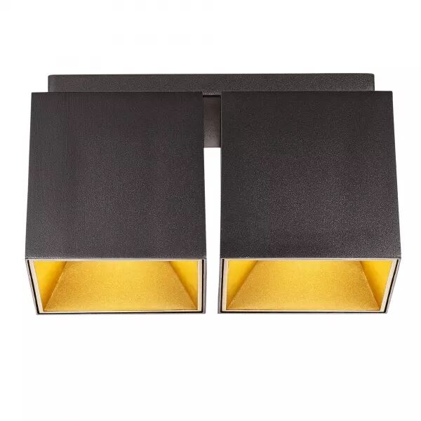 Spoterie - ETHAN X2 - Aluminium - Mat noir -  GU10 (2110410103)
