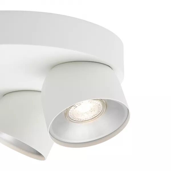 SPOTERIE - PITCHER X3 - M�TAL - BLANC -  GU10