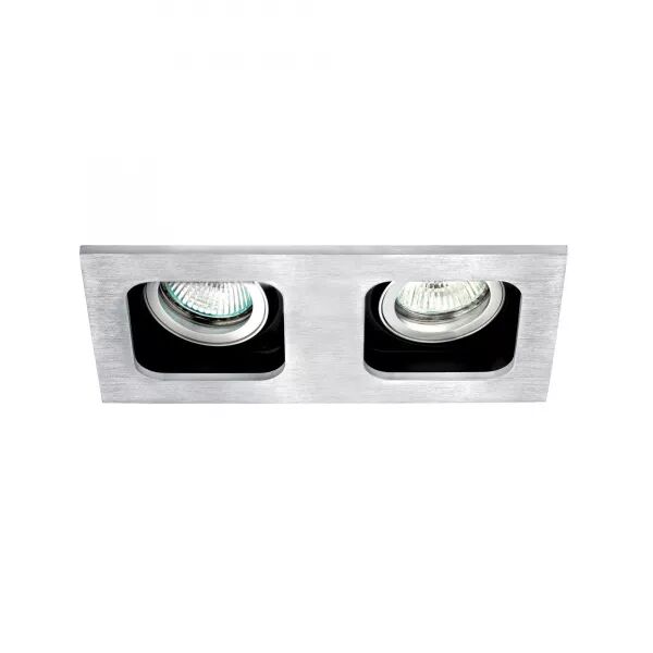 SQUARE 100-12 - ENCASTR� GU5,3, RECTANG., ORIENT. ET BASC., ALU, LPE NON INCL.