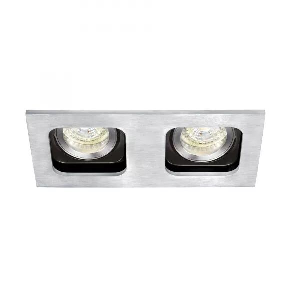 SQUARE 100-230 - ENCASTR� GU10, RECTANG., ORIENT. ET BASC., ALU, LPE NON INCL.