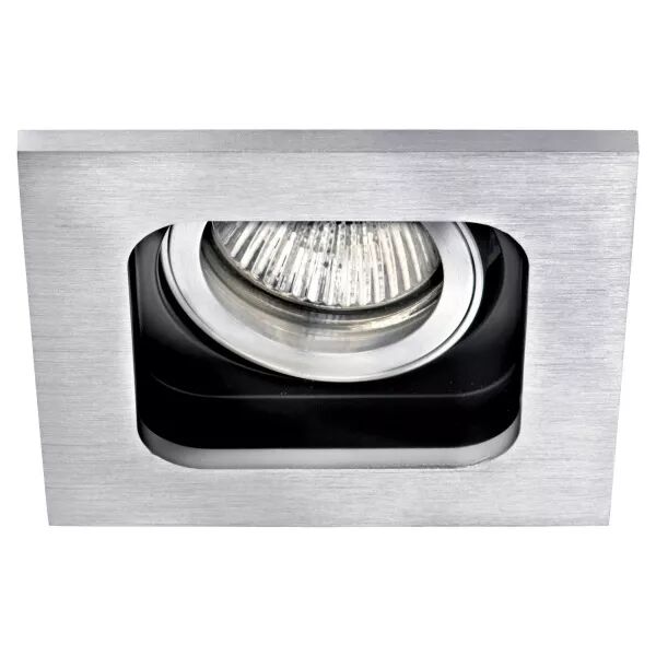 SQUARE 50-12 - Encastr� GU5,3, carr�, orientable et basc., alu, Lpe non incl. (4669)