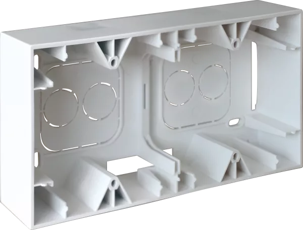 SQUARE cadre saillie 2 postes (60281)