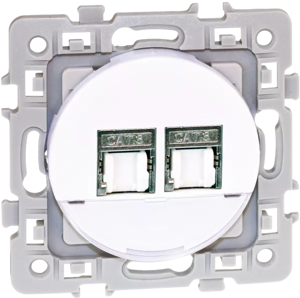 SQUARE DBLE Blind�es RJ45 CAT6 STP (Gr2 TV) BLC (60273)