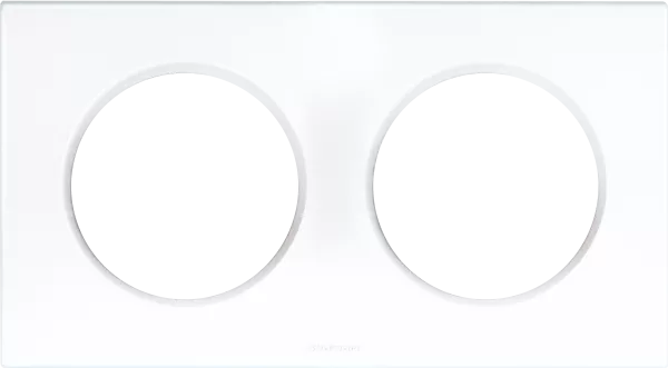 SQUARE PLAQ BLC 2P entr.71mm (60297)