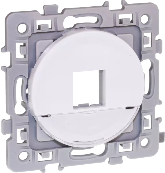 SQUARE plastron RJ45 format KEYSTONE BLC (60278)