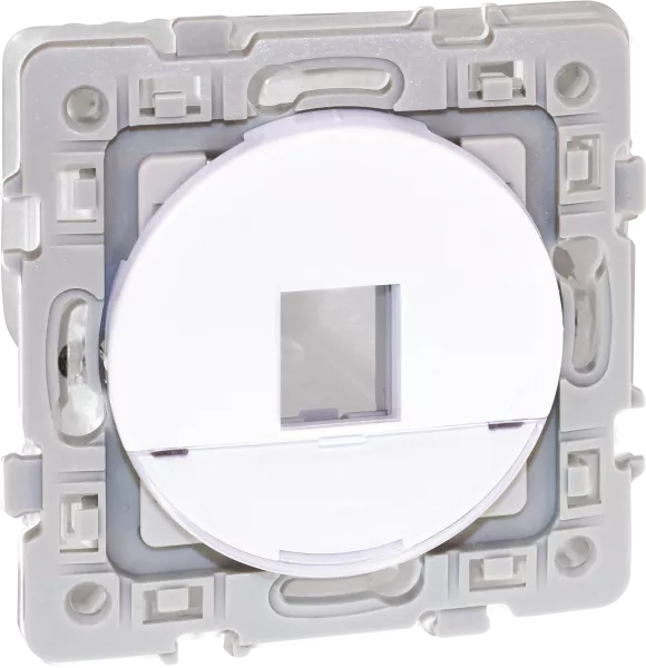 SQUARE RENO plastron RJ45 format KEYSTONE BLC (60578)