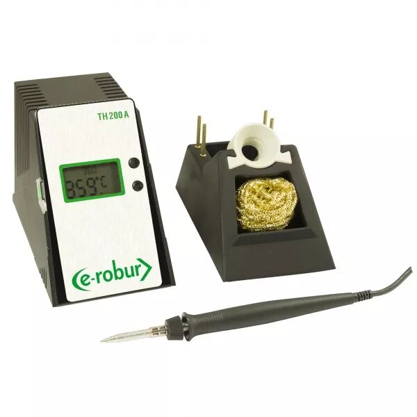 STATION DE SOUDAGE DIGITALE ANTISTATIQUE, 68W, LIVR�E AVEC SUPPORT ET �PONGE.