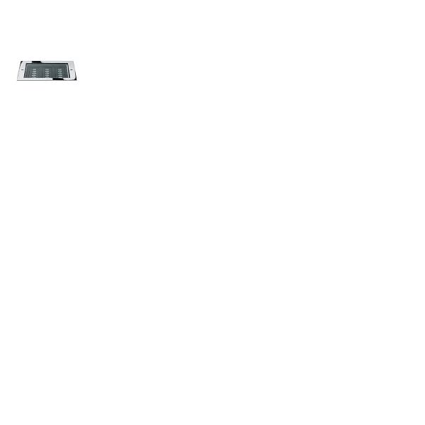STEEL 28 SQUARE 18LED 19,8W 10X45� 3000K - 301490