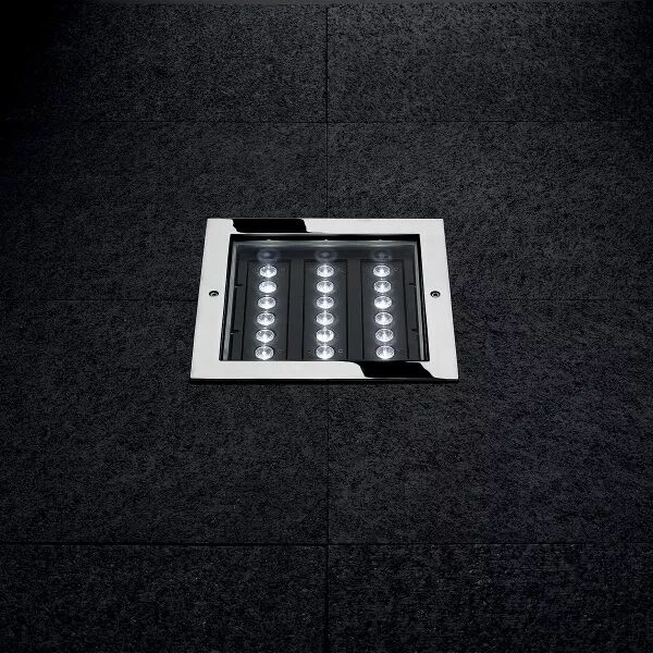 STEEL 28 SQUARE 18LED 19,8W NB 8� 3000K - 301484