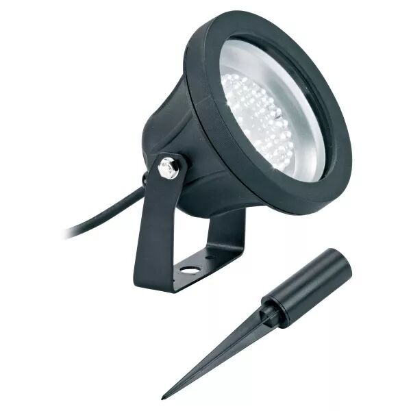 SUKO - Proj. Ext. IP44 IK08, noir, angle 17�, LED int�g. 5,5W bl.froid 170lm (0300)