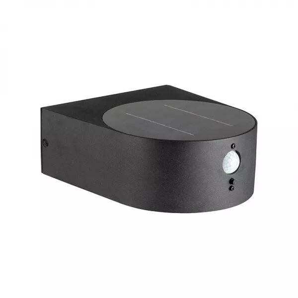 SUNNY APPLIQUE LED SOLAIRE 5W 3000K ROND + DETECTEUR IR