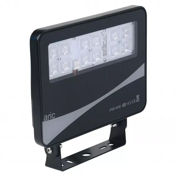 SUNSET - Proj. Ext. IP65 IK08, noir, angle 25�, LED int�g. 50W 3000K 3300lm (50282)