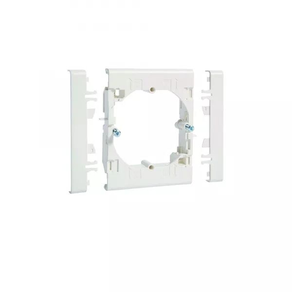 SUPPORT APPAREILLAGE LIFEA ENTRAXE 60MM POUR GOULOTTE LIFEA LFF 40/60X90MM BLANC