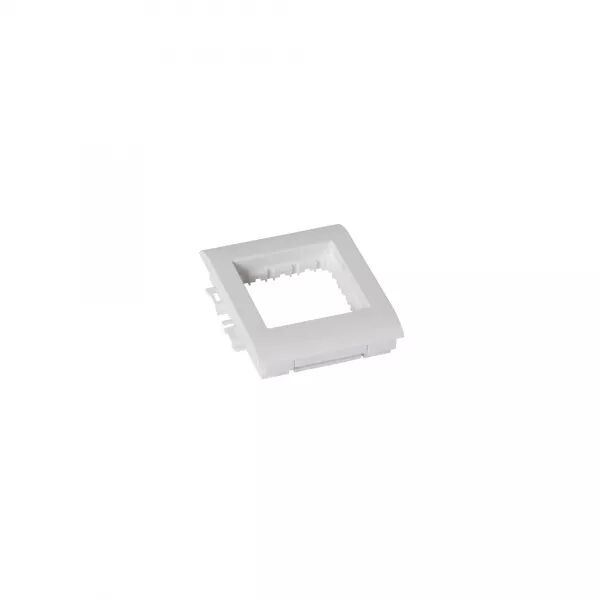 Support appareillage Logix-1 poste-Largeur 80mm-Pour Logix Universel et ZH-Blanc