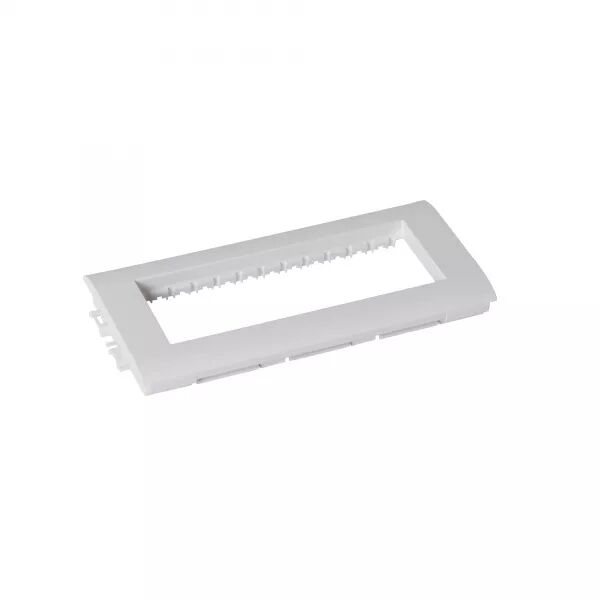 Support appareillage Logix-3 poste-Largeur 80mm-Pour Logix Universel et ZH-Blanc
