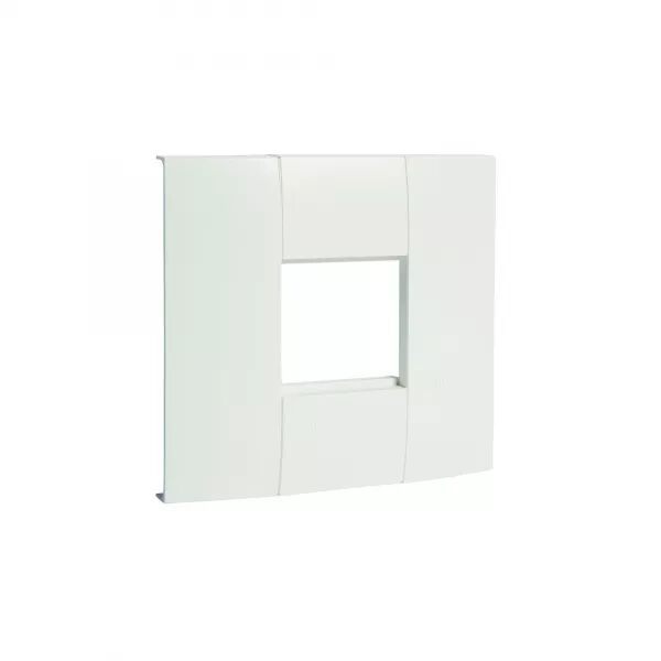 SUPPORT APPAREILLAGE SIMPLE 45X45MM POUR GOULOTTE LIFEA LFF 40/60X110MM BLANC