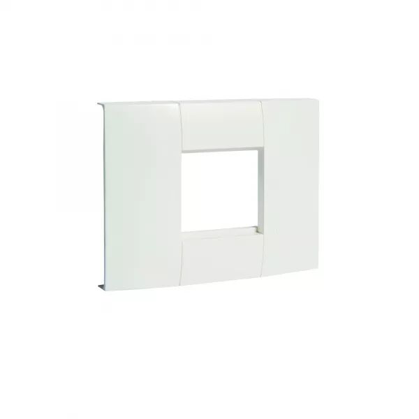 SUPPORT APPAREILLAGE SIMPLE 45X45MM POUR GOULOTTE LIFEA LFF 40/60X90MM BLANC