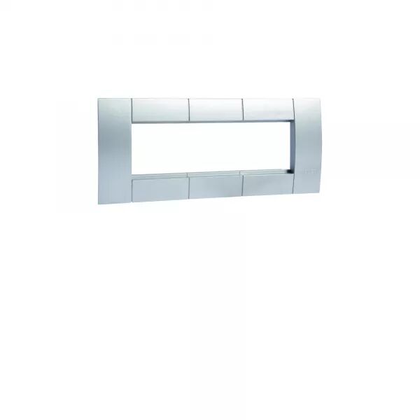 SUPPORT D\'APPAREILLAGE 45X45 TRIPLE ALU POUR GOULOTTES ALU