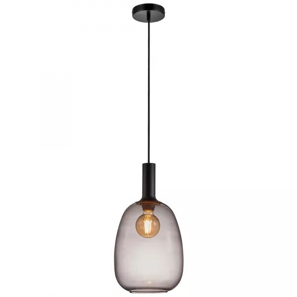SUSPENSION - ALTON 23 - VERRE - NOIR -  E27