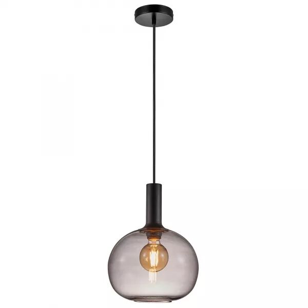 SUSPENSION - ALTON 25 - VERRE - NOIR -  E27